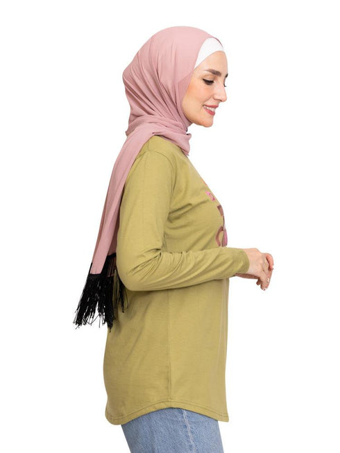 Fern Printed Long - Sleeve Design 46 - Khotwh